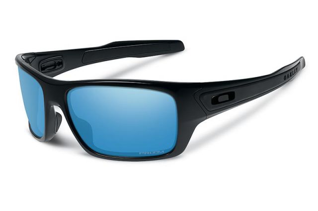 Turbine (Square O) in Polished Black / Prizm Deep Water Polarized