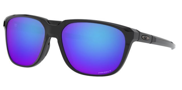 Anorak in Polished Black / Prizm Sapphire Iridium Polarized