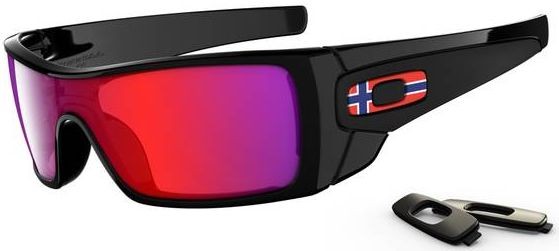 Batwolf in Black Ink (Norway Flag) / +Red Iridium