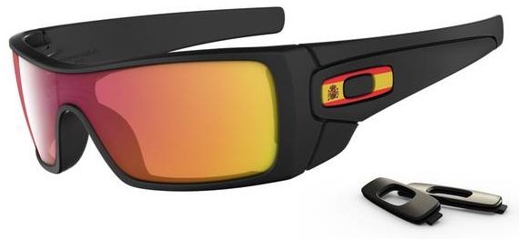 Batwolf in Matte Black (Spain Flag) / Ruby Iridium