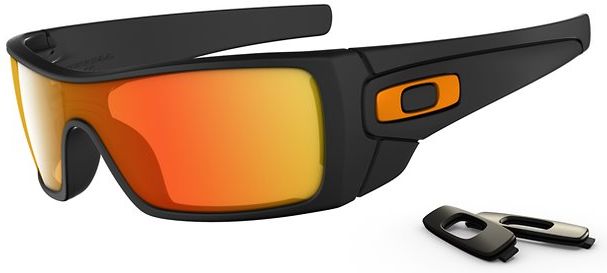 Batwolf in Matte Black / Fire Iridium Polarized