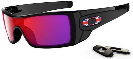 Batwolf in Polished Black (UK Flag) / +Red Iridium