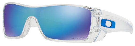 Batwolf in Polished Clear / Prizm Sapphire Iridium Polarized