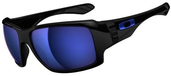 Big Taco in Polished Black / Ice Iridium Polarized
