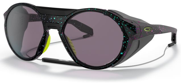 Clifden in Black Green Purple Splatter / Prizm Grey