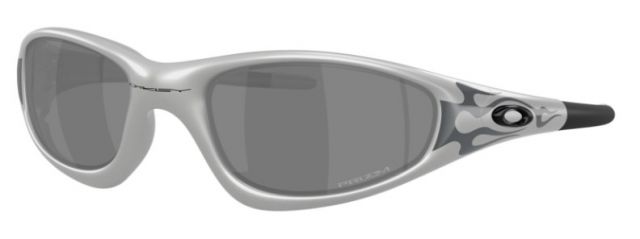 Collectors Straight Jacket in Silver - Grey Flames / Prizm Black Iridium