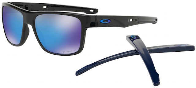 Crossrange in Polished Black / Prizm Sapphire Iridium
