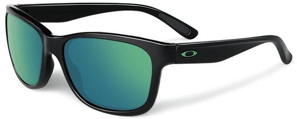 Forehand in Polished Black / Emerald Iridium