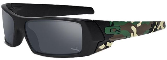 Gascan in Matte Black Camo / Black Iridium Polarized