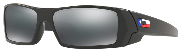Gascan in Matte Black - Texas Flag / Black Iridium
