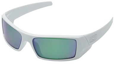 Gascan in Polished White / Jade Iridium Polarized