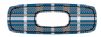 Hijinx in Polished White (Plaid) / Black Iridium