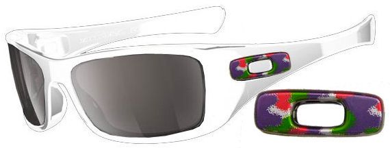 Hijinx in Polished White (Tye Dye) / Black Iridium