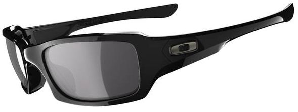 New Fives Squared in Polished Black / Black Iridium Polarized