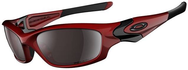 New Straight Jacket II in Metallic Red / OO Black Iridium Polarized