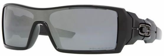 Oil Rig II in Polished Black / Black Iridium Polarized
