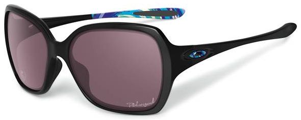 Overtime in Polished Black / OO Grey Polarized