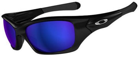 Pit Bull in Polished Black / Shallow Blue Polarized