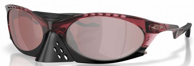 Plantaris in Transparent Iron Red / Prizm Snow Black Iridium