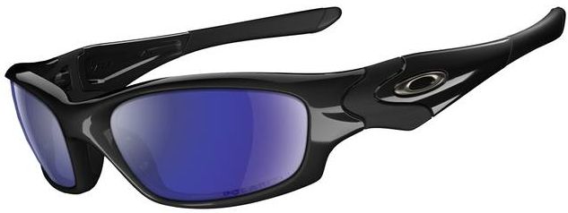 New Straight Jacket II (AF) in Polished Black / Deep Blue Polarized