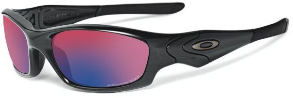 New Straight Jacket II (AF) in Polished Black / OO Red Iridium Polarized