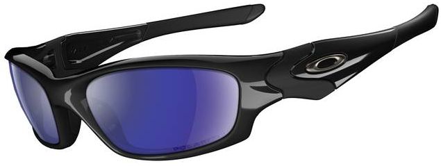 New Straight Jacket II in Polished Black / Deep Blue Polarized