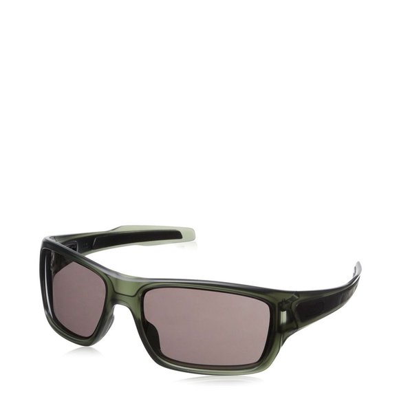 Turbine (Square O) in Matte Olive Ink / Warm Grey