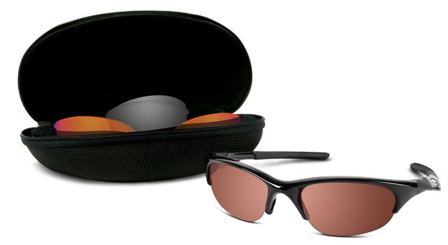 Half Jacket Aviation Array in Tri-Pop Silver / Black Iridium