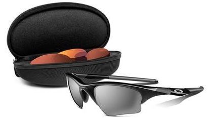 Half Jacket Aviation Array in Jet Black (XLJ) / VR28, Black Iridium, H.I. Persimmon
