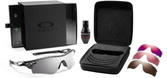 RadarLock Path High Performance Holiday Bundle in Matte Carbon Fiber / VR28 Black Iridium, +Red Iridium, Black Iridium Polarized, G30 Iridium