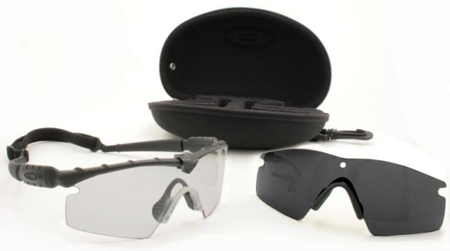 SI Ballistic Military M Frame 2.0 Array in Black (Strike) w/Strap / Grey / Clear