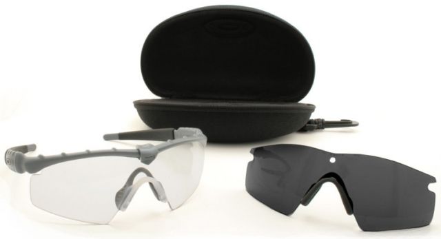 SI Ballistic Military M Frame 2.0 Array in Grey (Strike) w/Strap / Grey / Clear / Persimmon / Laser Lens