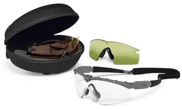 SI Ballistic Military M Frame 2.0 Array in Grey (Strike) / Laser Lens / Grey / Clear