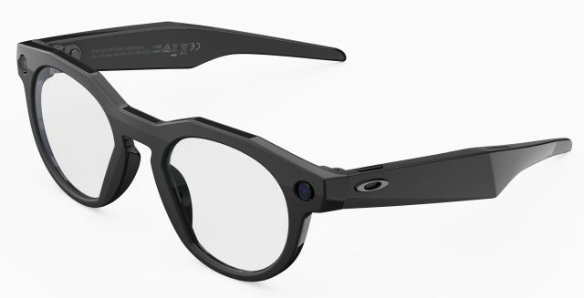 Meta HSTN in Black / Clear