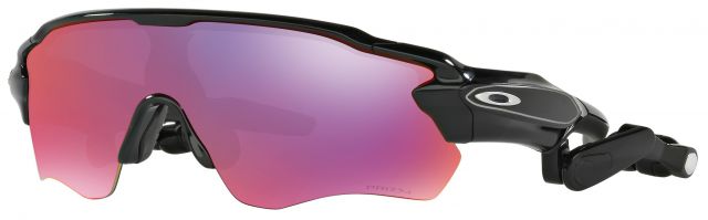 Radar Pace in Polished Black w/Clear / Prizm Road