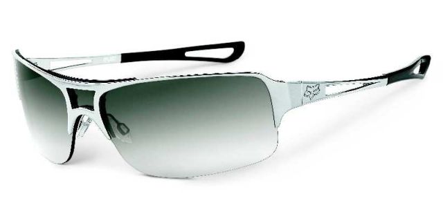 The Wade in Polished Chrome / Black-Clear Gradient