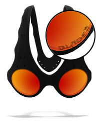 Overthetop in Flat Black - Blade II / Ruby Iridium