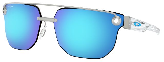Chrystl in Satin Chrome / Prizm Sapphire Iridium