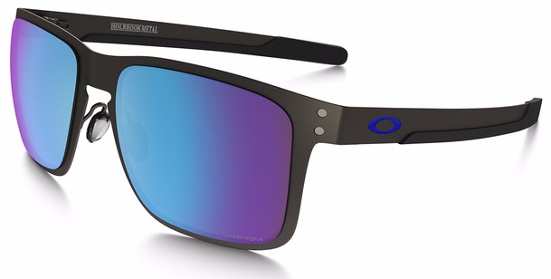 Holbrook Metal in Matte Gunmetal / Prizm Sapphire Iridium Polarized