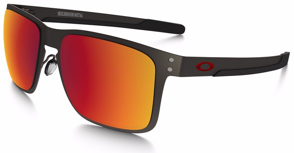 Holbrook Metal in Matte Gunmetal / Torch Iridium Polarized