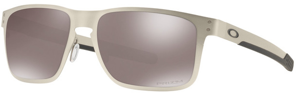 Holbrook Metal in Satin Chrome / Prizm Black Iridium Polarized