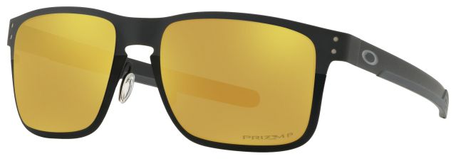 Holbrook Metal in Midnight Matte Black / Prizm 24K Gold Polarized