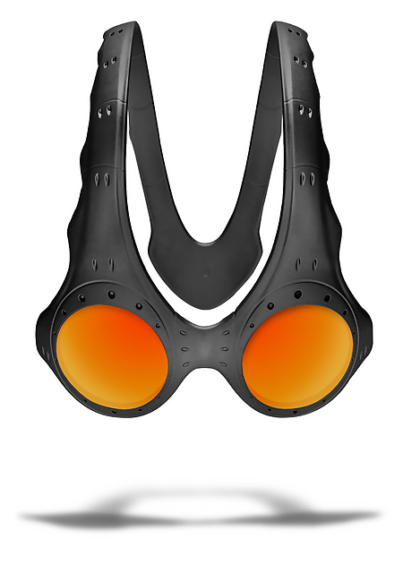 Overthetop in Flat Black / Ruby Iridium