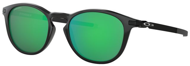 Pitchman R in Polished Black Ink / Prizm Jade Iridium