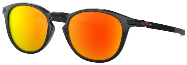 Pitchman R in Polished Black / Prizm Ruby Iridium Polarized