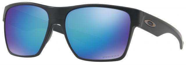 TwoFace XL in Matte Black / Prizm Sapphire Iridium Polarized
