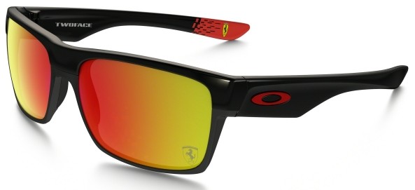 TwoFace in Polished Black / Ruby Iridium