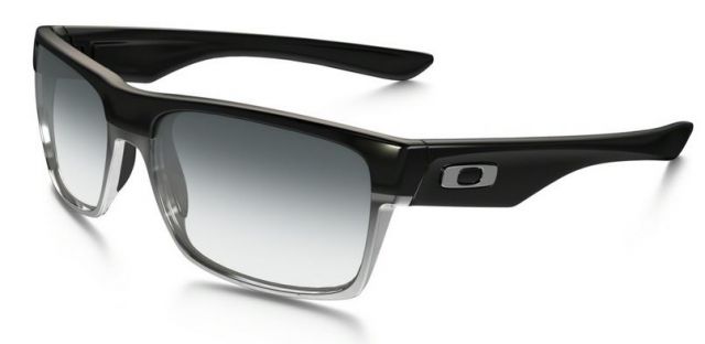 TwoFace in Polished Black / Black-Clear Gradient