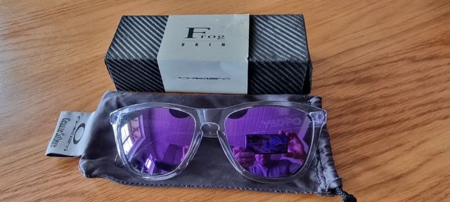 Frogskins (Gen 2) in Crystal Clear / Violet Iridium
