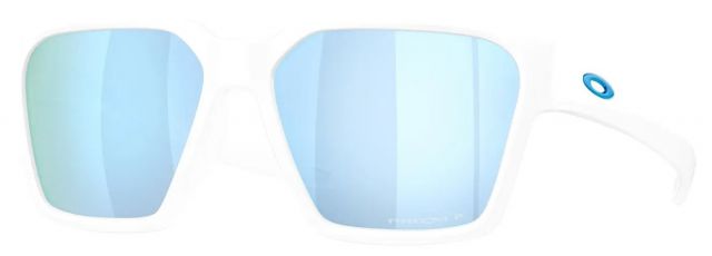 Briza in Matte White / Prizm Deep Water Polarized